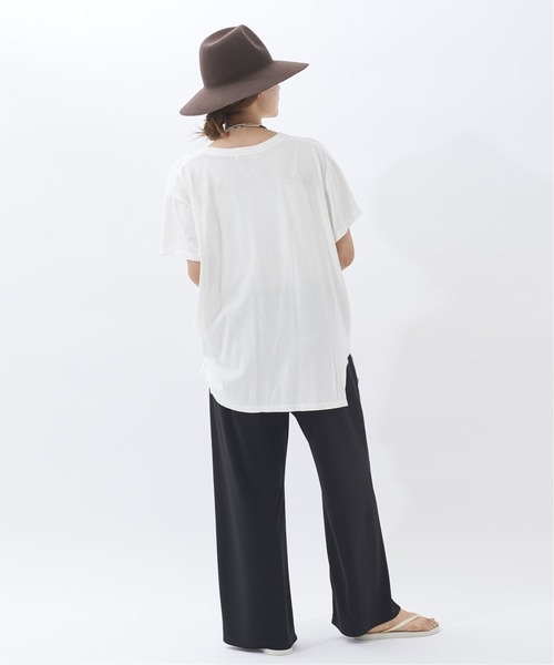 plage（プラージュ）の「【CALUX/キャラクス】MARUDOU Tシャツ◆（Tシャツ/カットソー・レディース・ホワイト/ベージュ系その他/Red・FREE）」の8枚目の写真