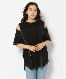 EACH. | EACH（イーチ） CONTRAST STITCH P/O コントラスト ステッチ プルオーバー(Tシャツ/カットソー)