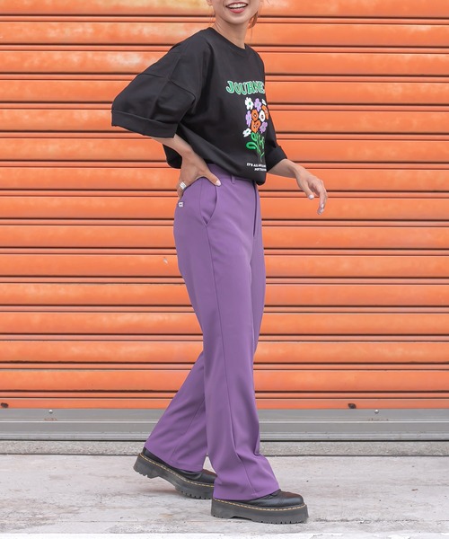 Perushu(ペルーシュ)の「レトロフラワーロックTシャツ(Tシャツ/カットソー・メンズ・ホワイト/チャコールグレー/ブラック/ライトグリーン・MEDIUM/LARGE)」の21枚目の写真