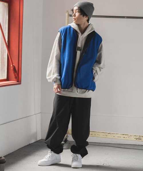 WEGO（ウィゴー）の「WEGO/テックタフタイージーパンツ（スウェットパンツ・メンズ・ブラック/ブルー・MEDIUM/LARGE）」の7枚目の写真