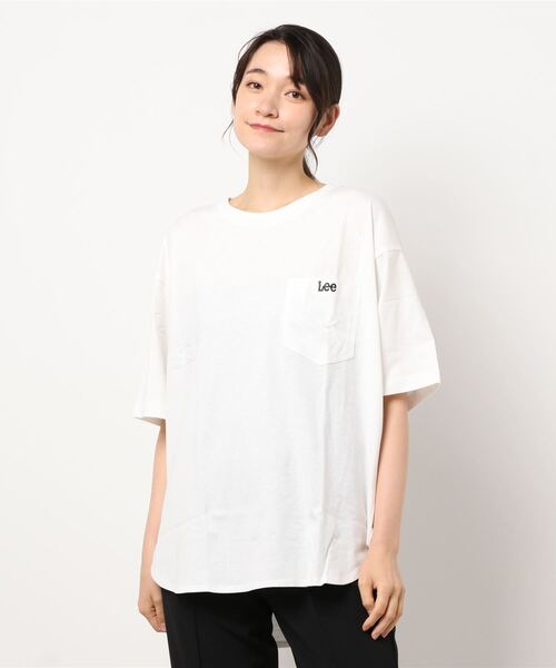 Lee（リー）の「【Lee】ラウンドポケットＴシャツ（Tシャツ/カットソー・レディース・パープル/ホワイト/ダークグレー・M/L）」の20枚目の写真