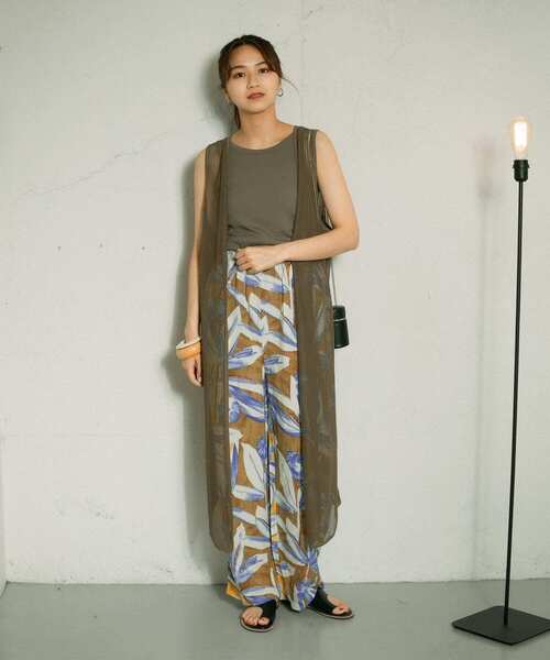 KBF（ケイビーエフ）の「2WAYメッシュワンピース（ワンピース・レディース・オリーブ/アイボリー・ONE）」の7枚目の写真