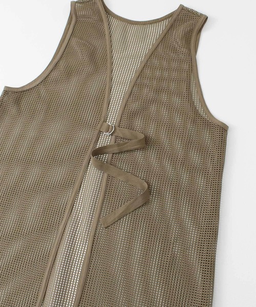 KBF（ケイビーエフ）の「2WAYメッシュワンピース（ワンピース・レディース・オリーブ/アイボリー・ONE）」の18枚目の写真