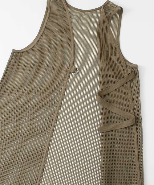 KBF（ケイビーエフ）の「2WAYメッシュワンピース（ワンピース・レディース・オリーブ/アイボリー・ONE）」の19枚目の写真