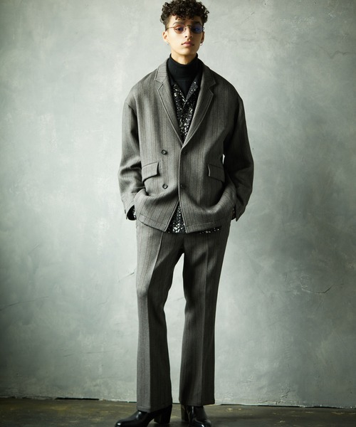 TAUPE（トープ）の「【TAUPE/トープ】 スリットスリーブバンビシャツ（シャツ/ブラウス・メンズ・ブラック/キャメル・1/2）」の19枚目の写真