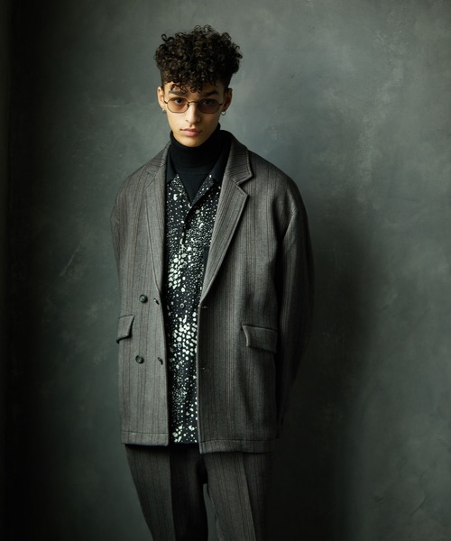 TAUPE（トープ）の「【TAUPE/トープ】 スリットスリーブバンビシャツ（シャツ/ブラウス・メンズ・ブラック/キャメル・1/2）」の22枚目の写真