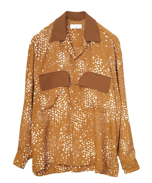 TAUPE（トープ）の「【TAUPE/トープ】 スリットスリーブバンビシャツ（シャツ/ブラウス・メンズ・ブラック/キャメル・1/2）」の17枚目の写真