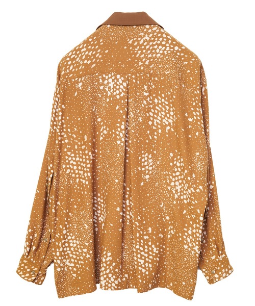 TAUPE（トープ）の「【TAUPE/トープ】 スリットスリーブバンビシャツ（シャツ/ブラウス・メンズ・ブラック/キャメル・1/2）」の10枚目の写真