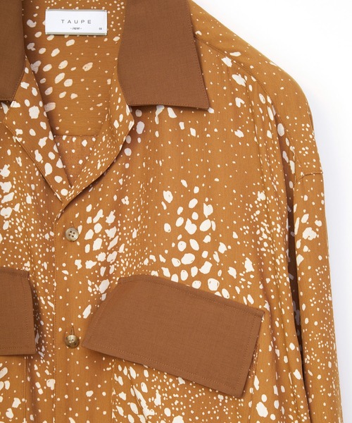 TAUPE（トープ）の「【TAUPE/トープ】 スリットスリーブバンビシャツ（シャツ/ブラウス・メンズ・ブラック/キャメル・1/2）」の20枚目の写真