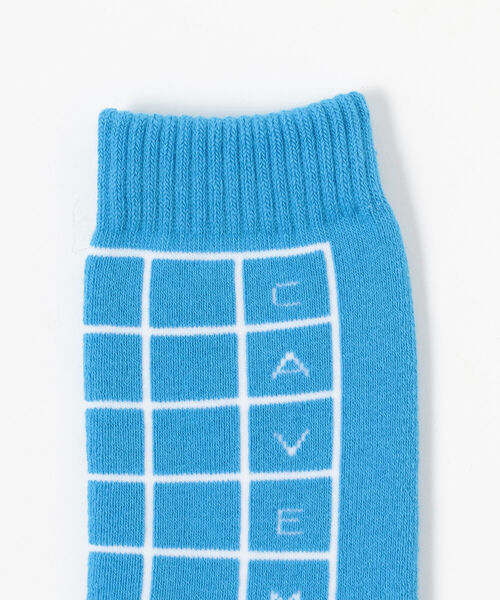C.E（シーイー）の「C.E / CAVEMPT GRID ソックス（ソックス/靴下・メンズ・ブルー・MEDIUM/LARGE）」の2枚目の写真