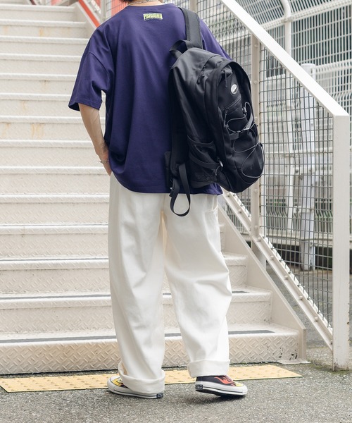 Perushu(ペルーシュ)の「ステッチワイドストレートパンツ(その他パンツ・メンズ・オフホワイト/オレンジ/ボルドー・SMALL/MEDIUM/LARGE)」の19枚目の写真