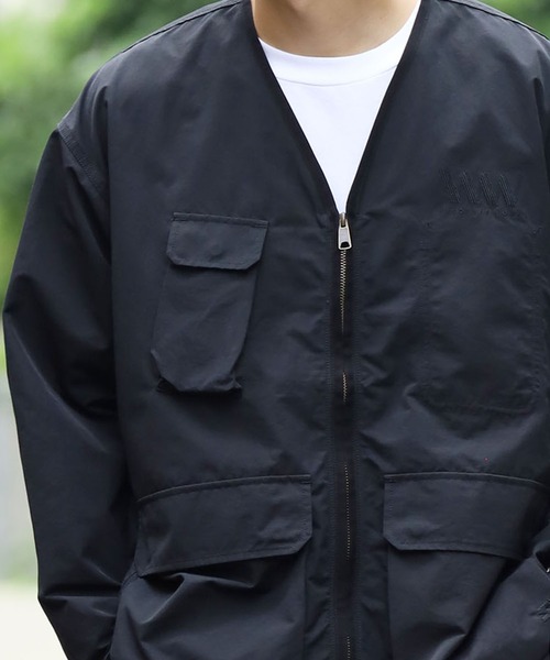 STARTER(スターター)の「STARTER/スターター ZIPジャケット PURI コラボ ジャケット バックグラフィック アウトドア(ナイロンジャケット・メンズ・ブラック/カーキ・M/L/XL)」の22枚目の写真