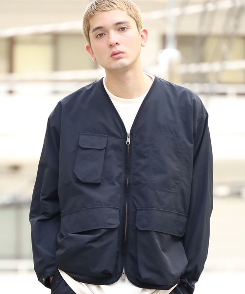 STARTER(スターター)の「STARTER/スターター ZIPジャケット PURI コラボ ジャケット バックグラフィック アウトドア(ナイロンジャケット・メンズ・ブラック/カーキ・M/L/XL)」の14枚目の写真