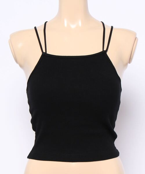 one way（ワンウェイ）の「【oneway Jeans】パット付きBACKクロスキャミ（タンクトップ・レディース・ホワイト/ブラック/ダークグリーン・FREE）」の12枚目の写真