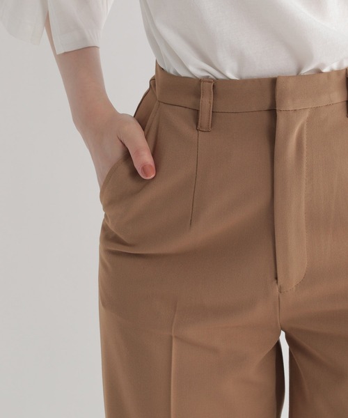 Andemiu（アンデミュウ）の「【セットアップ対応】アソートセミワイドパンツ219171（デニムパンツ・レディース・ブラック/ベージュ/チェック・SMALL/MEDIUM）」の7枚目の写真