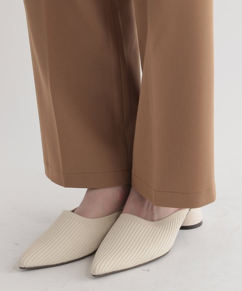 Andemiu（アンデミュウ）の「【セットアップ対応】アソートセミワイドパンツ219171（デニムパンツ・レディース・ブラック/ベージュ/チェック・SMALL/MEDIUM）」の19枚目の写真