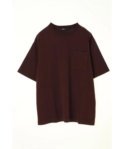 CRAFT STANDARD BOUTIQUE（クラフトスタンダードブティック）の「16/-天竺ピグメントPKT半袖TEE　＊（Tシャツ/カットソー・メンズ・チャコールグレー/ベージュ/ブラウン/オリーブ/ピンク/オレンジ/アイボリー・LL/M/L）」の14枚目の写真