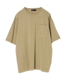 16/-天竺ピグメントPKT半袖TEE　＊