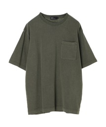 16/-天竺ピグメントPKT半袖TEE *