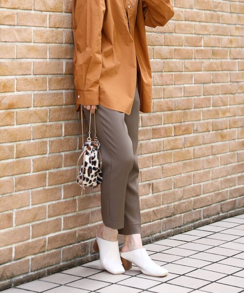 FREAK'S STORE（フリークスストア）の「▽【WEB限定】スクエアトゥーミュール（その他シューズ・レディース・ベージュ/ゼブラ/ホワイト/ブラック/レオパード・23.0cm/24.0cm/23.5cm/22.5cm/24.5cm）」の2枚目の写真