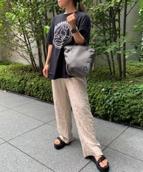 PIPING HOT FUTURE(パイピングホットフューチャー)の「CREW T-SHIRTS NATURE(Tシャツ/カットソー・レディース・ホワイト/ブラック/ブラウン・SMALL/MEDIUM/LARGE)」の6枚目の写真