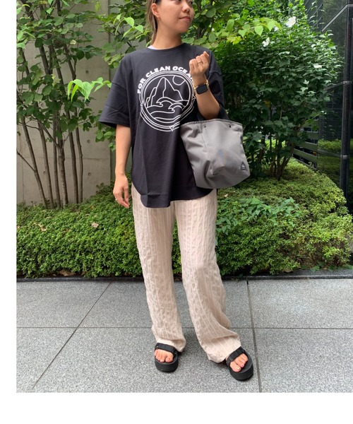 PIPING HOT FUTURE(パイピングホットフューチャー)の「CREW T-SHIRTS NATURE(Tシャツ/カットソー・レディース・ホワイト/ブラック/ブラウン・SMALL/MEDIUM/LARGE)」の4枚目の写真