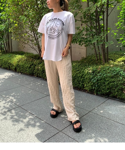 PIPING HOT FUTURE(パイピングホットフューチャー)の「CREW T-SHIRTS NATURE(Tシャツ/カットソー・レディース・ホワイト/ブラック/ブラウン・SMALL/MEDIUM/LARGE)」の13枚目の写真