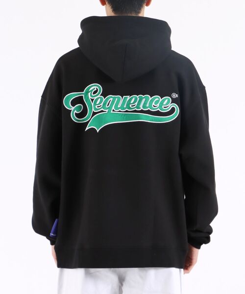 B ONE SOUL(ビーワンソウル)の「Sequence / BASEBALL LOGO WAPPEN HOODIE / ベースボール ロゴ ワッペン パーカー(パーカー・メンズ・オフホワイト/キャメル/ブルーグレー/ブラック・LARGE/MEDIUM)」の3枚目の写真