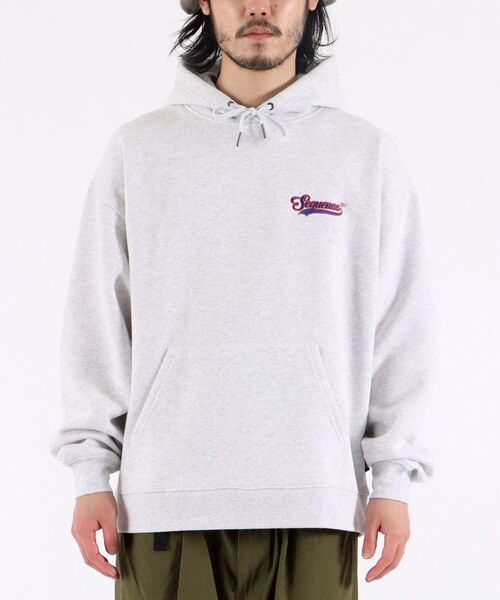B ONE SOUL(ビーワンソウル)の「Sequence / BASEBALL LOGO WAPPEN HOODIE / ベースボール ロゴ ワッペン パーカー(パーカー・メンズ・オフホワイト/キャメル/ブルーグレー/ブラック・LARGE/MEDIUM)」の10枚目の写真