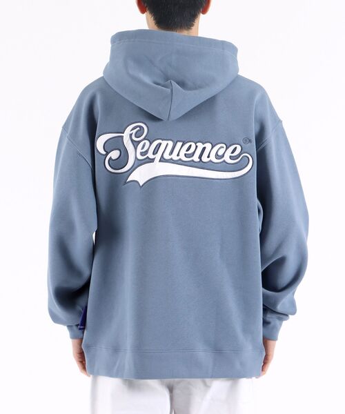 B ONE SOUL(ビーワンソウル)の「Sequence / BASEBALL LOGO WAPPEN HOODIE / ベースボール ロゴ ワッペン パーカー(パーカー・メンズ・オフホワイト/キャメル/ブルーグレー/ブラック・LARGE/MEDIUM)」の15枚目の写真
