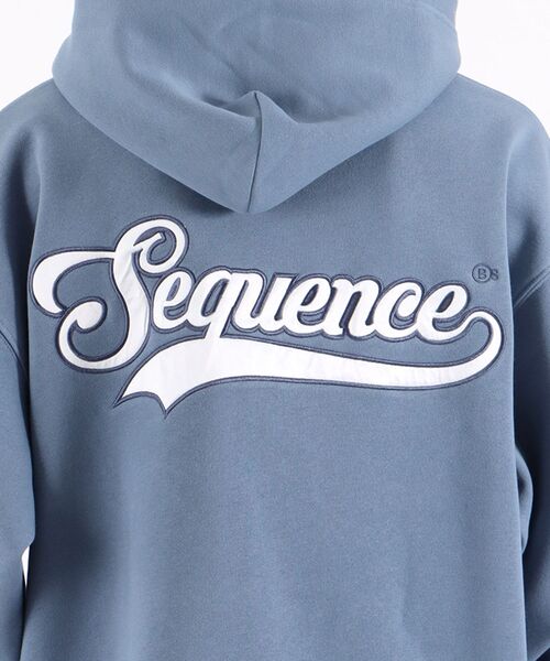 B ONE SOUL(ビーワンソウル)の「Sequence / BASEBALL LOGO WAPPEN HOODIE / ベースボール ロゴ ワッペン パーカー(パーカー・メンズ・オフホワイト/キャメル/ブルーグレー/ブラック・LARGE/MEDIUM)」の16枚目の写真