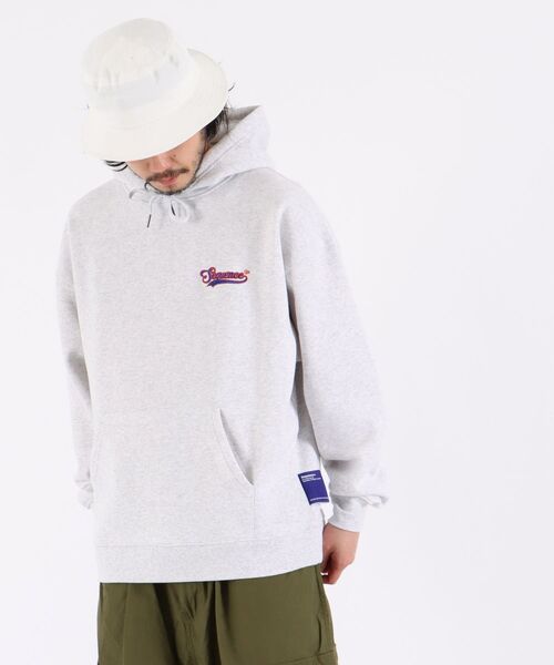B ONE SOUL(ビーワンソウル)の「Sequence / BASEBALL LOGO WAPPEN HOODIE / ベースボール ロゴ ワッペン パーカー(パーカー・メンズ・オフホワイト/キャメル/ブルーグレー/ブラック・LARGE/MEDIUM)」の9枚目の写真