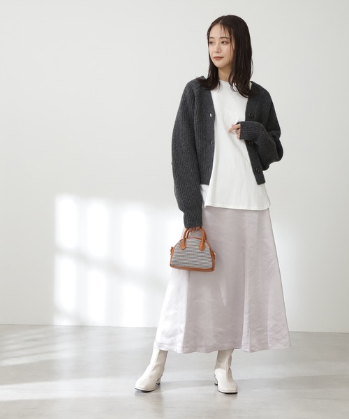 N.（N. Natural Beauty Basic）（エヌエヌナチュラルビューティーベーシック）の「2Wayミニボストンショルダーバッグ（ショルダーバッグ・レディース・ホワイト系その他/ブラウン系その他・ﾌﾘ-）」の19枚目の写真