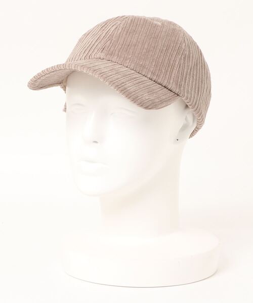 ehka sopo（エヘカソポ）の「コーデュロイキャップ（キャップ・レディース・キャメル/ピンク/ベージュ・ﾌﾘ-）」の7枚目の写真