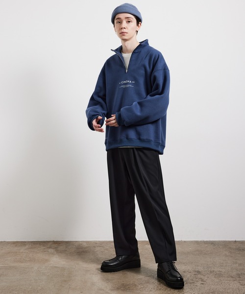 JUNRED（ジュンレッド）の「【韓国ファッション】ハイネックスウェット（スウェット・メンズ・チャコールグレー/ブルー/ホワイト系その他4・S/M/L）」の15枚目の写真