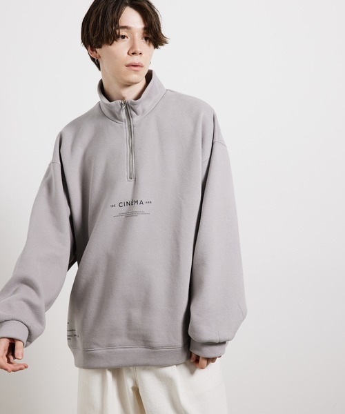 JUNRED（ジュンレッド）の「【韓国ファッション】ハイネックスウェット（スウェット・メンズ・チャコールグレー/ブルー/ホワイト系その他4・S/M/L）」の5枚目の写真