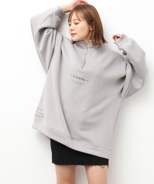 JUNRED（ジュンレッド）の「【韓国ファッション】ハイネックスウェット（スウェット・メンズ・チャコールグレー/ブルー/ホワイト系その他4・S/M/L）」の4枚目の写真