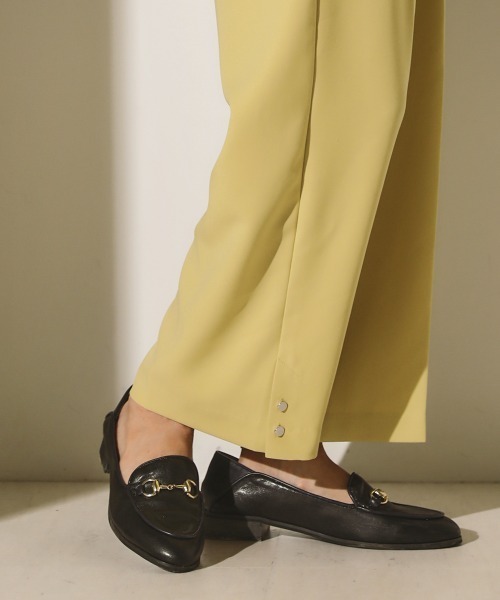 Bou Jeloud(ブージュルード)の「センタープレスカラーパンツ(その他パンツ・レディース・イエロー/パープル/ブラック・38)」の6枚目の写真