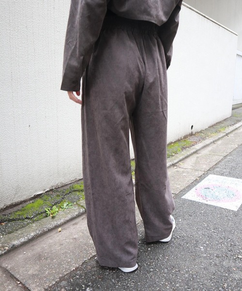 FIG&VIPER(フィグアンドバイパー)の「ピーチスキンワイドPT(その他パンツ・レディース・ライトグレー/パープル/ダークグレー・FREE)」の18枚目の写真