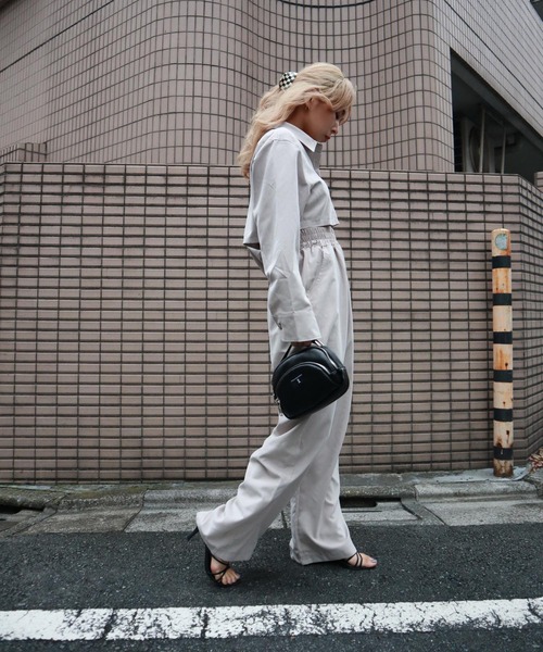 FIG&VIPER(フィグアンドバイパー)の「ピーチスキンワイドPT(その他パンツ・レディース・ライトグレー/パープル/ダークグレー・FREE)」の7枚目の写真