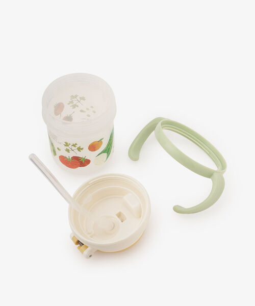 Afternoon Tea（アフタヌーンティー）の「はらぺこあおむし/ストローマグカップ（マグ/哺乳瓶/お食事グッズ・キッズ・アイボリー・ONE SIZE）」の3枚目の写真