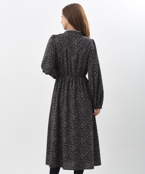 rps（アールピーエス）の「配色パイピングプリントワンピース（ワンピース・レディース・ブラック/ネイビー/キャメル・M）」の19枚目の写真