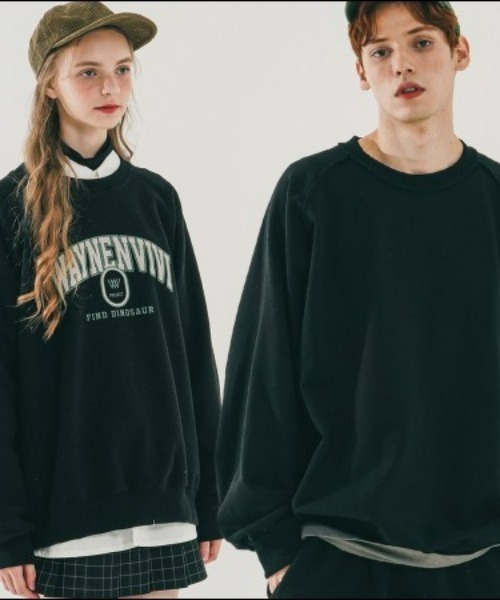 WV PROJECT(ダブリューブイプロジェクト)の「WV PROJECT(ダブリューブイプロジェクト) /EASY REVERSIBLE SWEATSHIRT/リバーシブル クルーネックスウェット(スウェット・レディース・ブラック/グレー/オートミール・S/M/L)」の2枚目の写真