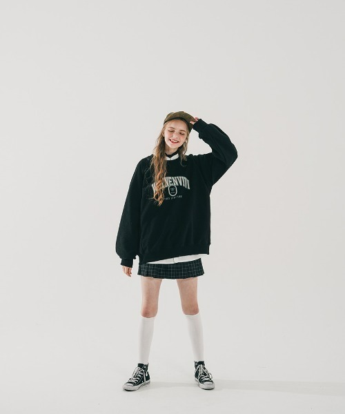 WV PROJECT(ダブリューブイプロジェクト)の「WV PROJECT(ダブリューブイプロジェクト) /EASY REVERSIBLE SWEATSHIRT/リバーシブル クルーネックスウェット(スウェット・レディース・ブラック/グレー/オートミール・S/M/L)」の10枚目の写真