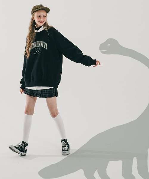 WV PROJECT(ダブリューブイプロジェクト)の「WV PROJECT(ダブリューブイプロジェクト) /EASY REVERSIBLE SWEATSHIRT/リバーシブル クルーネックスウェット(スウェット・レディース・ブラック/グレー/オートミール・S/M/L)」の13枚目の写真