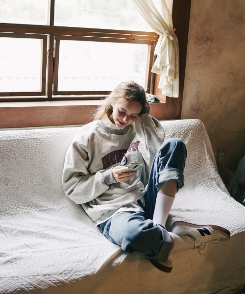 WV PROJECT(ダブリューブイプロジェクト)の「WV PROJECT(ダブリューブイプロジェクト) /EASY REVERSIBLE SWEATSHIRT/リバーシブル クルーネックスウェット(スウェット・レディース・ブラック/グレー/オートミール・S/M/L)」の19枚目の写真