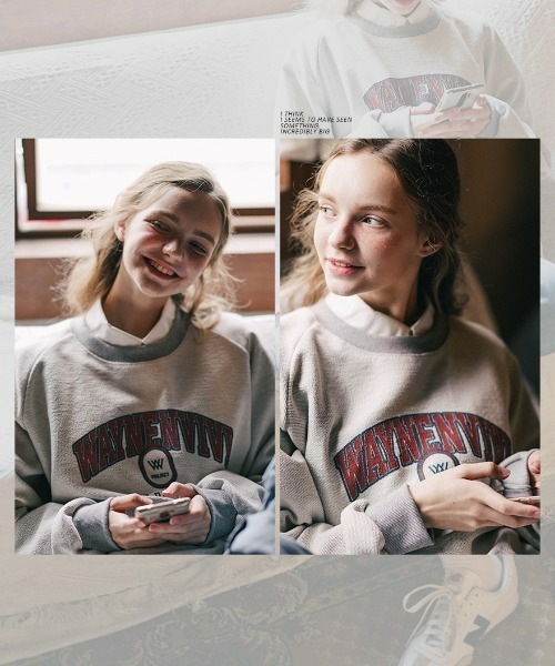 WV PROJECT(ダブリューブイプロジェクト)の「WV PROJECT(ダブリューブイプロジェクト) /EASY REVERSIBLE SWEATSHIRT/リバーシブル クルーネックスウェット(スウェット・レディース・ブラック/グレー/オートミール・S/M/L)」の17枚目の写真