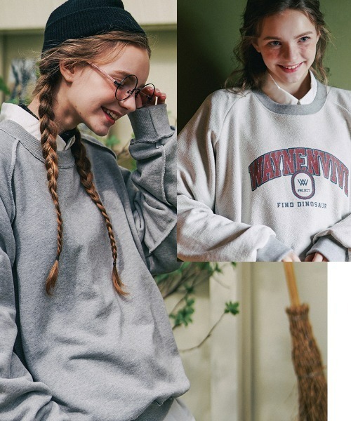 WV PROJECT(ダブリューブイプロジェクト)の「WV PROJECT(ダブリューブイプロジェクト) /EASY REVERSIBLE SWEATSHIRT/リバーシブル クルーネックスウェット(スウェット・レディース・ブラック/グレー/オートミール・S/M/L)」の11枚目の写真