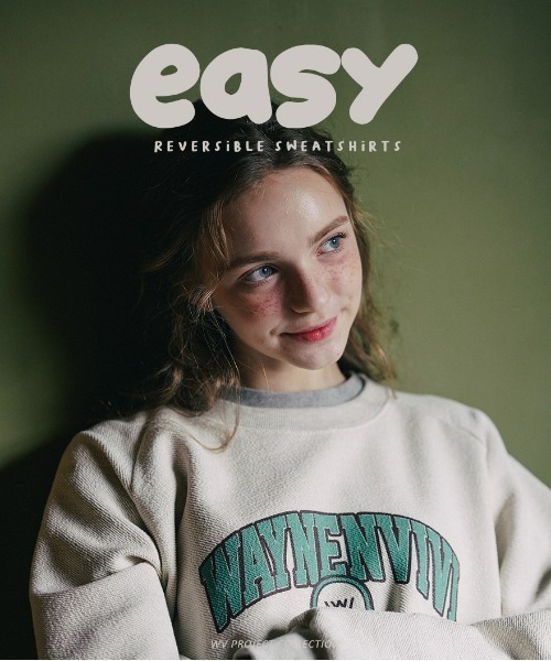 WV PROJECT(ダブリューブイプロジェクト)の「WV PROJECT(ダブリューブイプロジェクト) /EASY REVERSIBLE SWEATSHIRT/リバーシブル クルーネックスウェット(スウェット・レディース・ブラック/グレー/オートミール・S/M/L)」の14枚目の写真