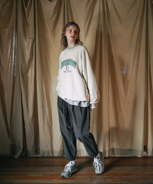 WV PROJECT(ダブリューブイプロジェクト)の「WV PROJECT(ダブリューブイプロジェクト) /EASY REVERSIBLE SWEATSHIRT/リバーシブル クルーネックスウェット(スウェット・レディース・ブラック/グレー/オートミール・S/M/L)」の5枚目の写真